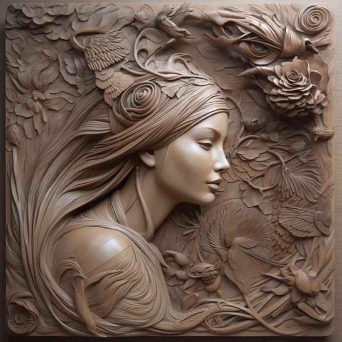 نموذج ثلاثي الأبعاد لآلة CNC 3D Art 